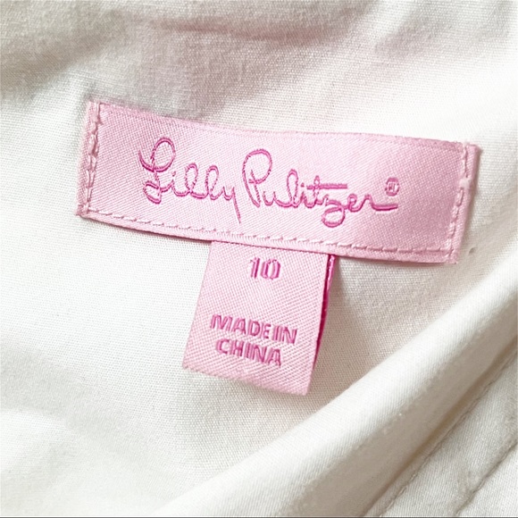 Lilly Pulitzer NWT Avaline Dress 10 Doodle Bug Daisy mini convertible strapless - Picture 7 of 12